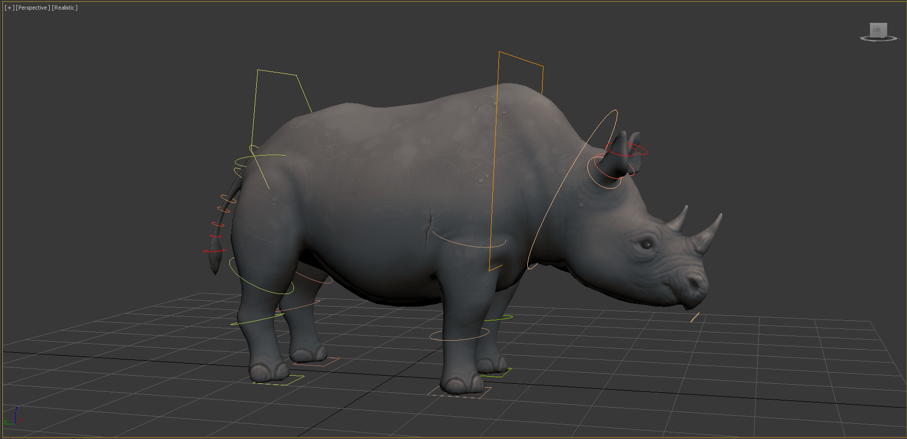 creating Lola in AR - adding the rigging